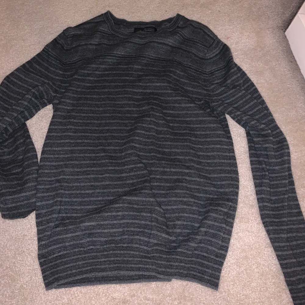 Grey striped Marc Anthony sweater, S